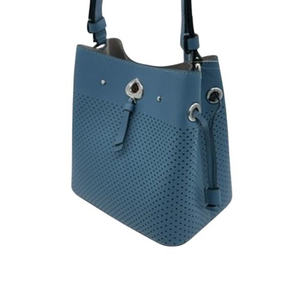 Kate Spade New York Marti Large Bucket Bag*New w/out tags*BLUE Pebbled Leather - Picture 5 of 16